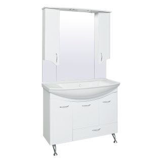 Зеркальный шкаф Runo  Севилья 105 (00000000596)